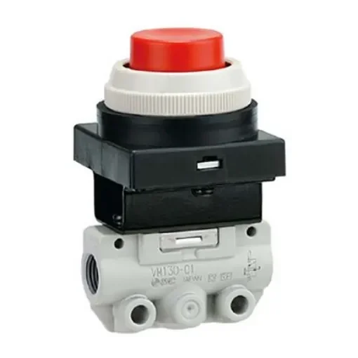 SMC Twist Selector (2 Position) 2/2 Pneumatic Manual Control Valve VM Series, R 1/8, 1/8in, III B - VM120-01-34BA product image