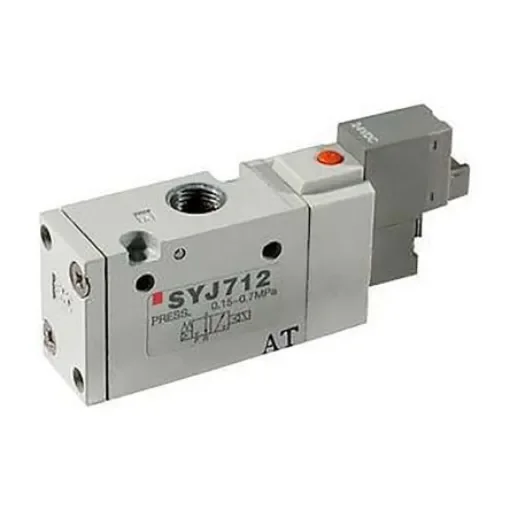 SMC 3/2 Solenoid Pilot Valve - G 1/8 SYJ700 Series - SYJ712-5DZ-01F-Q product image