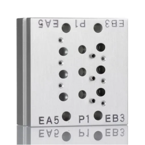 SMC SY3000 series 3 station G 1/8 Manifold - SS5Y3-20-03-00F-Q product image