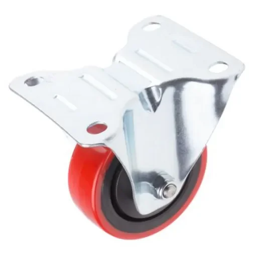 RS PRO Fixed Castor Wheel, 90kg Capacity, 80mm Wheel - 1965150 product image