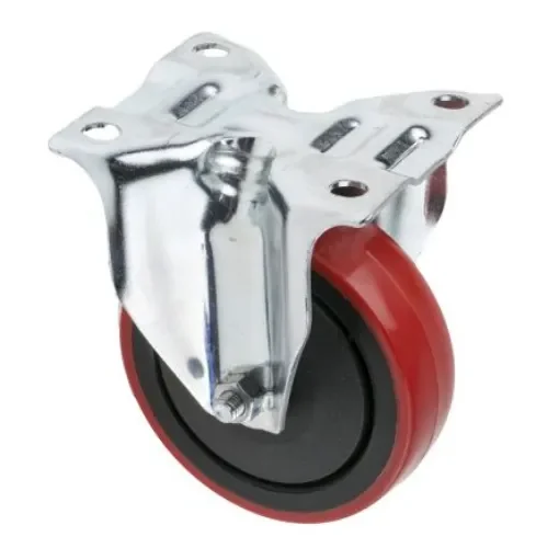 RS PRO Fixed Castor Wheel, 110kg Capacity, 100mm Wheel - 1965172 product image