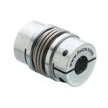 Huco Bellows Coupling, 45mm Outside Diameter, 14mm Bore, 71mm Length Coupler - 593.45.3838 product image