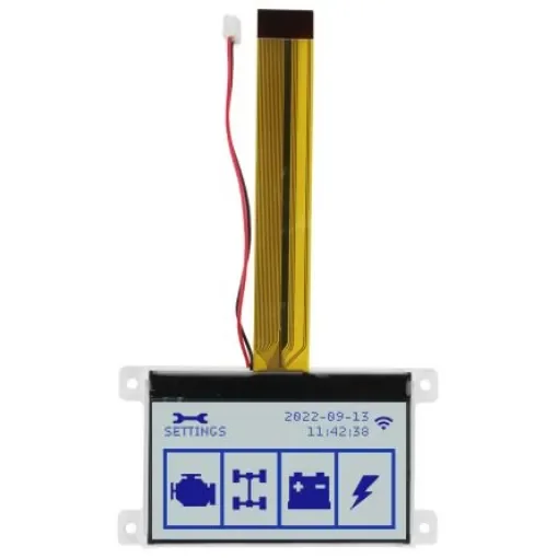 NEWHAVEN DISPLAY INTERNATIONAL NHD-C12864WO-B1TGH#-M NHD-C12864WO Graphic LCD Graphic Display, Blue on Grey, product image