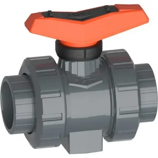 Georg Fischer Stainless Steel 2 Way, Ball Valve, Solvent Cement Socket, 2in - 161546067 product image