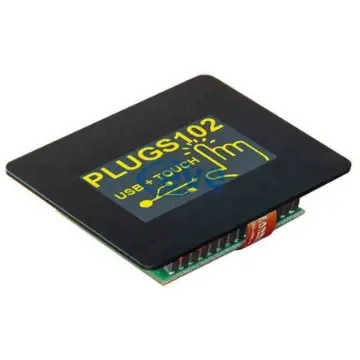 Display Visions 1.7in Yellow OLED Display 128 x 64pixels Graphics I2C, RS232, SPI, USB Interface - EA PLUGS102-6GTC product image