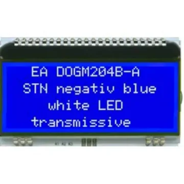 Display Visions EA DOGM204B-A EA DOG LCD Display, Blue on Blue product image