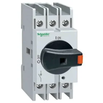 Schneider Electric 3P Pole DIN Rail Isolator Switch - 63A Maximum Current, 45kW Power Rating, IP20 - VLS3P063R2 product image