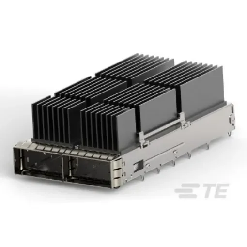 TE Connectivity QSFP Connector, Cage & Heatsink 2-Port 1-Position, 2342935-3 product image