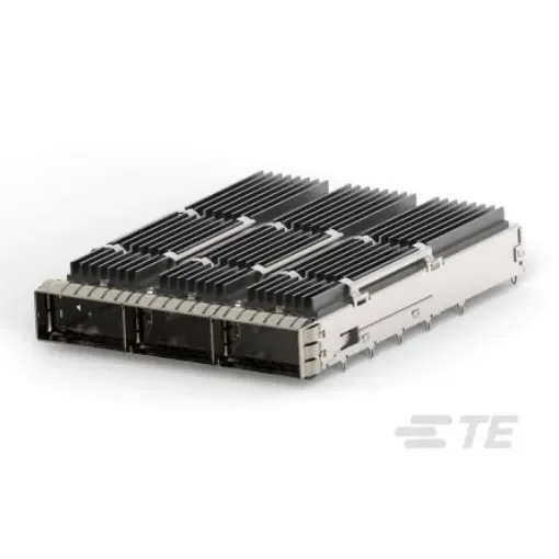 TE Connectivity QSFP Connector, Cage & Heatsink 3-Port 1-Position, 2342886-1 product image