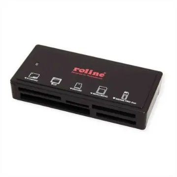 Roline 5 port USB 3.0 External Multi Card Reader for Compact Flash & SD Memory Cards - 15.08.6248-10 product image