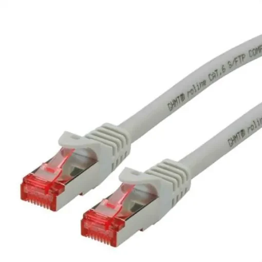 Roline, 15m Cat6, Grey RJ45 to Male RJ45 Male, S/FTP Shielded, Terminated LSZH Sheath - 21.15.2608-30 product image