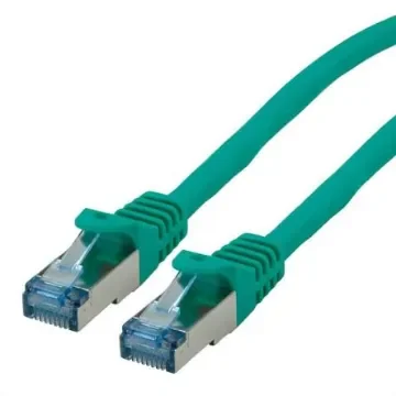 Roline, 15m Cat6a, Green RJ45 to Male RJ45 Male, S/FTP Shielded, Terminated LSZH Sheath - 21.15.2838-30 product image
