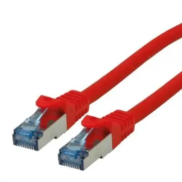 Roline, 20m Cat6a, Red RJ45 to Male RJ45 Male, S/FTP Shielded, Terminated LSZH Sheath - 21.15.2819-20 product image