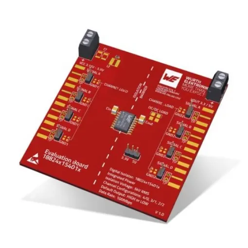 18824115401L Wurth Elektronik, 4-Channel Digital Isolator 100Mbps, 5 kV product image
