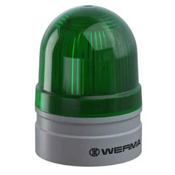 Werma EvoSIGNAL Mini Series Green Blinking, Continuous Beacon, 12 V, Base Mount, LED Bulb, IP66 - 260.210.74 product image