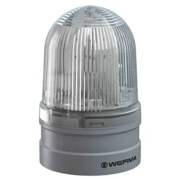 Werma EvoSIGNAL Midi Series White Beacon, 12 V, 24 V, Base Mount, LED Bulb - 261.410.70 product image