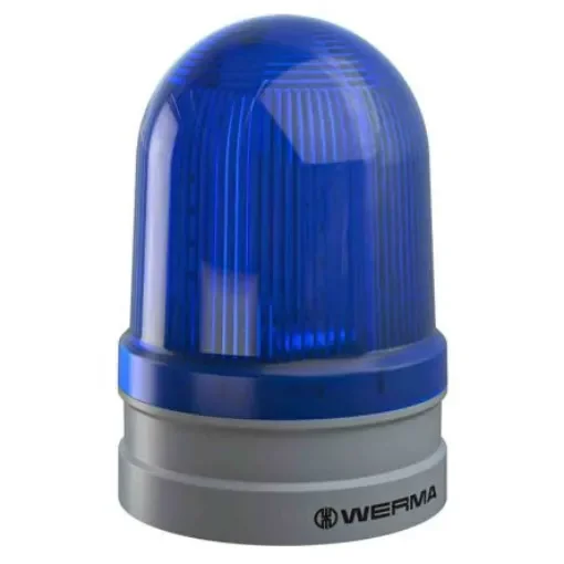 Werma EvoSIGNAL Maxi Series Blue Beacon, 12 V, 24 V, Base Mount, LED Bulb - 262.510.70 product image