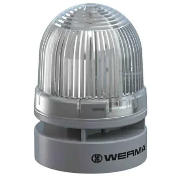 Werma EvoSIGNAL Mini Series White Sounder Beacon, 24 V dc, Base Mount - 460.410.75 product image