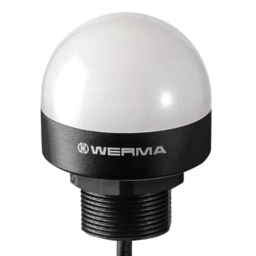 Werma MC55 Series Clear Multiple Effect Beacon, 24 V, Base Mount, LED Bulb, IP65 - 240.210.55 product image