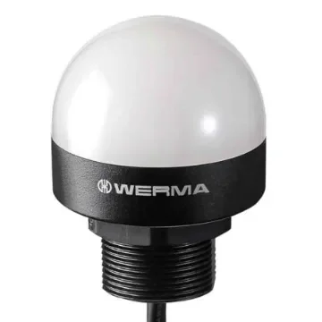 Werma MC55 Series Clear Beacon, 24 V, Base Mount, LED Bulb, IP65 - 240.240.55 product image