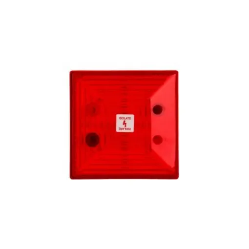 Clifford & Snell FD40 Series Red Flashing Beacon, 24 V dc, Surface Mount, LED Bulb, IP65 - FD40/D00/R/12 product image