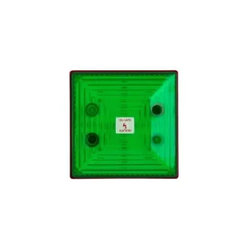 Clifford & Snell FD40 Series Green Flashing Beacon, 24 V dc, Surface Mount, LED Bulb, IP65 - FD40/D00/G/12 product image