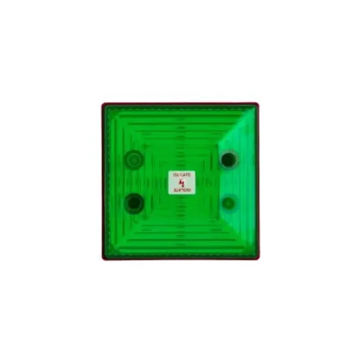 Clifford & Snell FD40 Series Green Flashing Beacon, 24 V dc, Surface Mount, LED Bulb, IP65 - FD40/D00/G/12 product image