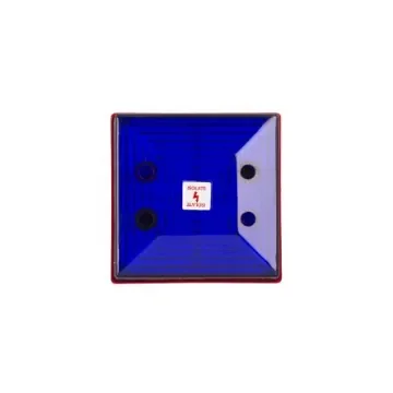 Clifford & Snell FD40 Series Blue Flashing Beacon, 24V DC, Surface Mount, LED Bulb, IP65 - FD40/D00/B/12 product image