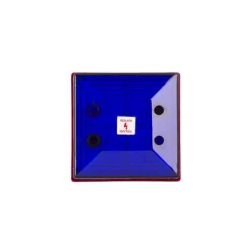 Clifford & Snell FD40 Series Blue Flashing Beacon, 24V DC, Surface Mount, LED Bulb, IP65 - FD40/D00/B/12 product image