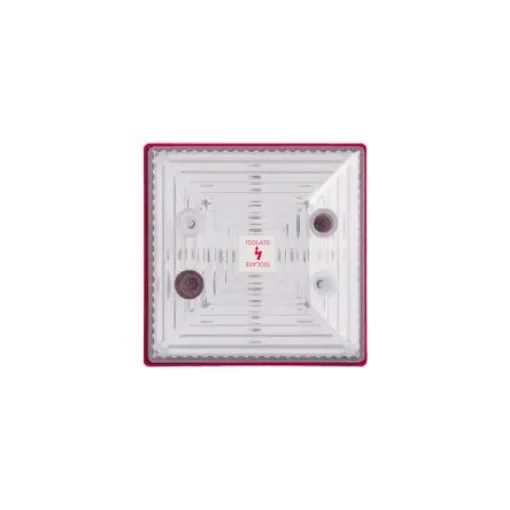 Clifford & Snell FD40 Series Clear Flashing Beacon, 24 V dc, Surface Mount, LED Bulb, IP65 - FD40/D00/C/12 product image