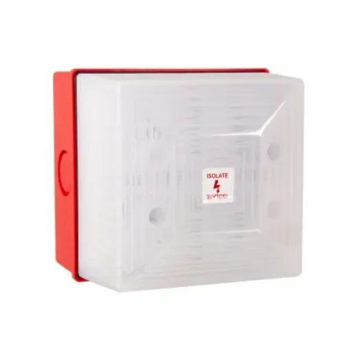 Clifford & Snell FL40 Series Opal Flashing Beacon, 24V DC, Surface Mount, Xenon Bulb, IP65 - FL40/D50/O/RN product image