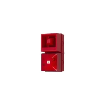 Clifford & Snell YL40 Series Red Sounder Beacon, 24 V dc, IP65, Fixed Mount, 108dB at 1 Metre - YL40/D50/R/RN/WR product image