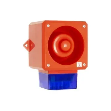 Clifford & Snell YL50 Series Blue Sounder Beacon, 24 V dc, IP66, Fixed Mount, 112dB at 1 Metre - YL50/D50/B/RF/WR product image