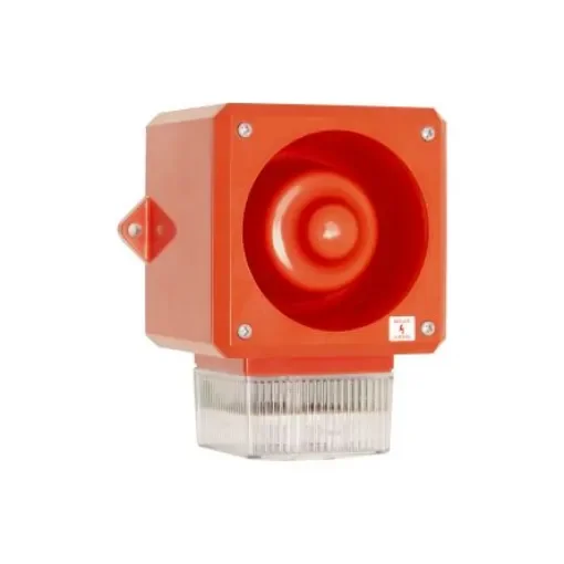 Clifford & Snell YL50 Series Clear Sounder Beacon, 24 V dc, IP66, Fixed Mount, 112dB at 1 Metre - YL50/D50/C/RF/WR product image