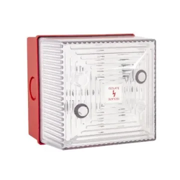 Clifford & Snell SD40IS Series Clear Steady Beacon, 16.2 To 26.4 V, Surface Mount, LED Bulb, IP65 - SD40IS/X/C/RN product image