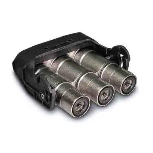 Amphenol Industrial Powerlok Connector, 3 Way, 300A, Female to Male, PL183, Cable Mount, 1.0 kV - PL183X-301-50 product image