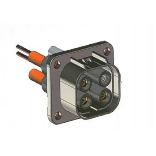Amphenol Industrial Powerlok Connector, 4 Way, 40A, Female to Male, PL084X, Cable Mount, 1.0 kV - PL084X-41-4 product image