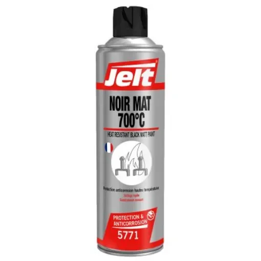 Jelt 650/400ml Black Matt Spray Paint - 005771 product image