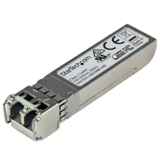 StarTech.com Juniper Compatible LC Multi Mode Transceiver Module, Full Duplex - SFPP10GESRST product image