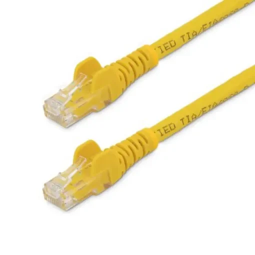 StarTech.com, 30m Cat6, Yellow RJ45 to Male RJ45 Male, U/UTP Unshielded, Terminated PVC Sheath - N6PATCH100YL product image