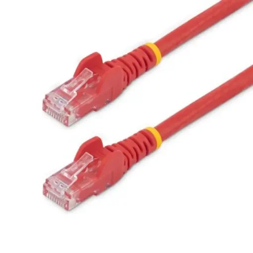 StarTech.com, 30m Cat6, Red RJ45 to Male RJ45 Male, U/UTP Unshielded, Terminated PVC Sheath - N6PATCH100RD product image
