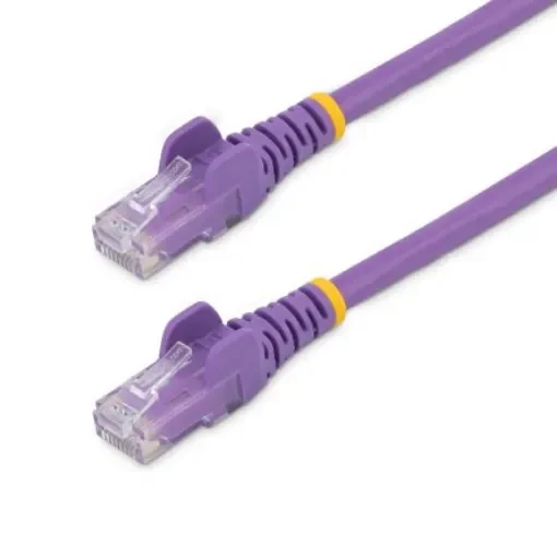 StarTech.com, 30m Cat6, Purple RJ45 to Male RJ45 Male, U/UTP Unshielded, Terminated PVC Sheath - N6PATCH100PL product image
