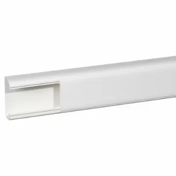 Legrand DLP White Dado Trunking - Closed Slot, W80 mm x D35mm, L2m, PVC - 0 104 61 product image