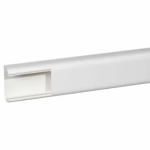 Legrand DLP White Dado Trunking - Closed Slot, W80 mm x D35mm, L2m, PVC - 0 104 61 product image