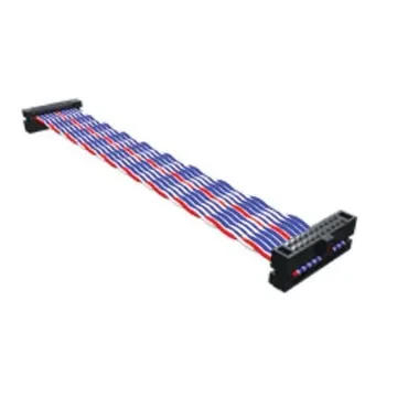 Samtec FFTP Series Ribbon Cable, 10-Way, 450mm Length, Tiger Eye IDC to Tiger Eye IDC - FFTP-10-D-18.00-01-N product image