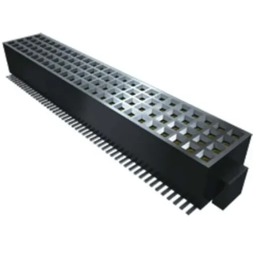 Samtec FOLC Series Straight Surface Mount PCB Socket, 20-Contact, 4-Row, 1.27mm Pitch, Solder Termination - FOLC-120-01-L-Q product image