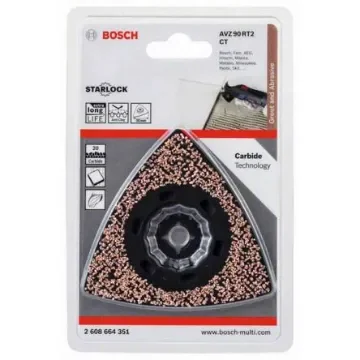 Bosch Carbide Sanding Disc, 90mm, Coarse Grade, 20 Grit - 2608664351 product image