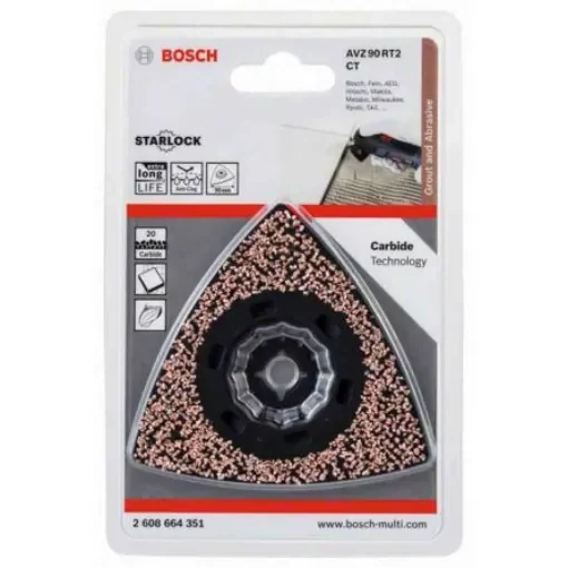 Bosch Carbide Sanding Disc, 90mm, Coarse Grade, 20 Grit - 2608664351 product image