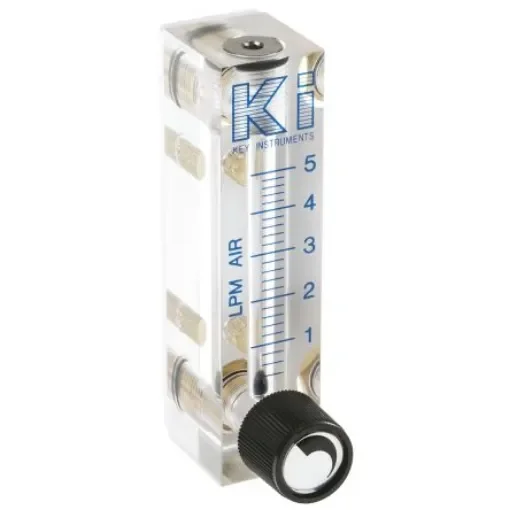 Key Instruments FR2000 Series Variable Area Flow Meter for Gas, 0.4 L/min Min, 5 L/min Max - 25102A14BVBN product image