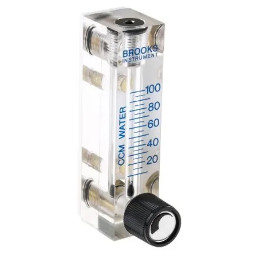 Key Instruments FR2000 Series Variable Area Flow Meter for Liquid, 10 ccm Min, 100 cm³/min Max - 2510A2L10BVBN product image